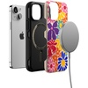 image:imageCasely iPhone 13 Mini Case  Clear Skies  Clear Shimmer  Compatible with MagSafe  Classic Ultra Slim DesignFlower Patch  MultiColor Floral