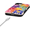 image:imageCasely iPhone 13 Mini Case  Clear Skies  Clear Shimmer  Compatible with MagSafe  Classic Ultra Slim DesignFlower Patch  MultiColor Floral