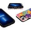image:imageCasely iPhone 13 Mini Case  Clear Skies  Clear Shimmer  Compatible with MagSafe  Classic Ultra Slim DesignFlower Patch  MultiColor Floral