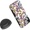 image:imageCasely iPhone 13 Mini Case  Clear Skies  Clear Shimmer  Compatible with MagSafe  Classic Ultra Slim DesignFree Spirit  Rainbow Butterfly