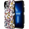 image:imageCasely iPhone 13 Mini Case  Clear Skies  Clear Shimmer  Compatible with MagSafe  Classic Ultra Slim DesignFree Spirit  Rainbow Butterfly