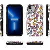 image:imageCasely iPhone 13 Mini Case  Clear Skies  Clear Shimmer  Compatible with MagSafe  Classic Ultra Slim DesignFree Spirit  Rainbow Butterfly