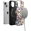 image:imageCasely iPhone 13 Mini Case  Clear Skies  Clear Shimmer  Compatible with MagSafe  Classic Ultra Slim DesignFree Spirit  Rainbow Butterfly