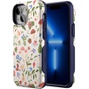 image:imageCasely iPhone 13 Mini Case  Clear Skies  Clear Shimmer  Compatible with MagSafe  Classic Ultra Slim DesignGarden Party  Mushroom Floral
