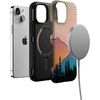 image:imageCasely iPhone 13 Mini Case  Clear Skies  Clear Shimmer  Compatible with MagSafe  Classic Ultra Slim DesignGolden Hour  Mountain Sunset