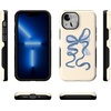 image:imageCasely iPhone 13 Mini Case  Clear Skies  Clear Shimmer  Compatible with MagSafe  Classic Ultra Slim DesignHeartstrings  Blue Bow