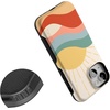 image:imageCasely iPhone 13 Mini Case  Clear Skies  Clear Shimmer  Compatible with MagSafe  Classic Ultra Slim DesignHere Comes the Sun  Colorblock Sunset
