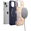 image:imageCasely iPhone 13 Mini Case  Clear Skies  Clear Shimmer  Compatible with MagSafe  Classic Ultra Slim DesignHibiscus Blooms  Hawaiian Floral