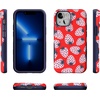 image:imageCasely iPhone 13 Mini Case  Clear Skies  Clear Shimmer  Compatible with MagSafe  Classic Ultra Slim DesignId Pick You  Red Strawberry