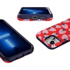 image:imageCasely iPhone 13 Mini Case  Clear Skies  Clear Shimmer  Compatible with MagSafe  Classic Ultra Slim DesignId Pick You  Red Strawberry