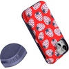 image:imageCasely iPhone 13 Mini Case  Clear Skies  Clear Shimmer  Compatible with MagSafe  Classic Ultra Slim DesignId Pick You  Red Strawberry