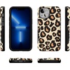 image:imageCasely iPhone 13 Mini Case  Clear Skies  Clear Shimmer  Compatible with MagSafe  Classic Ultra Slim DesignInto the Wild  Leopard Print