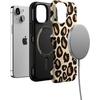 image:imageCasely iPhone 13 Mini Case  Clear Skies  Clear Shimmer  Compatible with MagSafe  Classic Ultra Slim DesignInto the Wild  Leopard Print