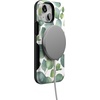 image:imageCasely iPhone 13 Mini Case  Clear Skies  Clear Shimmer  Compatible with MagSafe  Classic Ultra Slim DesignLeaf Me Alone  Green Floral Print
