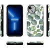 image:imageCasely iPhone 13 Mini Case  Clear Skies  Clear Shimmer  Compatible with MagSafe  Classic Ultra Slim DesignLeaf Me Alone  Green Floral Print