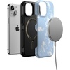 image:imageCasely iPhone 13 Mini Case  Clear Skies  Clear Shimmer  Compatible with MagSafe  Classic Ultra Slim DesignLight Blue Skies  Marble Clouds