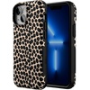 image:imageCasely iPhone 13 Mini Case  Clear Skies  Clear Shimmer  Compatible with MagSafe  Classic Ultra Slim DesignLost in Spots  Cheetah Print