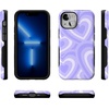 image:imageCasely iPhone 13 Mini Case  Clear Skies  Clear Shimmer  Compatible with MagSafe  Classic Ultra Slim DesignLove Song  Lavender Heart