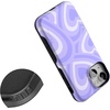image:imageCasely iPhone 13 Mini Case  Clear Skies  Clear Shimmer  Compatible with MagSafe  Classic Ultra Slim DesignLove Song  Lavender Heart
