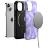 image:imageCasely iPhone 13 Mini Case  Clear Skies  Clear Shimmer  Compatible with MagSafe  Classic Ultra Slim DesignLove Song  Lavender Heart