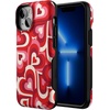 image:imageCasely iPhone 13 Mini Case  Clear Skies  Clear Shimmer  Compatible with MagSafe  Classic Ultra Slim DesignLove Song Remix  Ombre Hearts