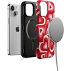 image:imageCasely iPhone 13 Mini Case  Clear Skies  Clear Shimmer  Compatible with MagSafe  Classic Ultra Slim DesignLove Song Remix  Ombre Hearts