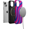 image:imageCasely iPhone 13 Mini Case  Clear Skies  Clear Shimmer  Compatible with MagSafe  Classic Ultra Slim DesignLove Wins  Pride