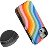 image:imageCasely iPhone 13 Mini Case  Clear Skies  Clear Shimmer  Compatible with MagSafe  Classic Ultra Slim DesignLove for All  Rainbow Pride