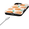 image:imageCasely iPhone 13 Mini Case  Clear Skies  Clear Shimmer  Compatible with MagSafe  Classic Ultra Slim DesignMain Squeeze  Orange Stamped