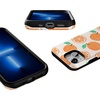 image:imageCasely iPhone 13 Mini Case  Clear Skies  Clear Shimmer  Compatible with MagSafe  Classic Ultra Slim DesignMain Squeeze  Orange Stamped