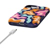 image:imageCasely iPhone 13 Mini Case  Clear Skies  Clear Shimmer  Compatible with MagSafe  Classic Ultra Slim DesignMidnight Color Splash  Abstract Retro