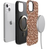 image:imageCasely iPhone 13 Mini Case  Clear Skies  Clear Shimmer  Compatible with MagSafe  Classic Ultra Slim DesignMocha Meadow  Tiny Flowers