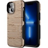 image:imageCasely iPhone 13 Mini Case  Clear Skies  Clear Shimmer  Compatible with MagSafe  Classic Ultra Slim DesignMocha Ripple  Brown Waves