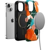 image:imageCasely iPhone 13 Mini Case  Clear Skies  Clear Shimmer  Compatible with MagSafe  Classic Ultra Slim DesignOf Quartz  Sculpted Marble