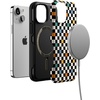 image:imageCasely iPhone 13 Mini Case  Clear Skies  Clear Shimmer  Compatible with MagSafe  Classic Ultra Slim DesignOld Skool  Retro Checkerboard