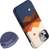 image:imageCasely iPhone 13 Mini Case  Clear Skies  Clear Shimmer  Compatible with MagSafe  Classic Ultra Slim DesignOpposites Attract  Day  Night Mountains