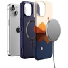 image:imageCasely iPhone 13 Mini Case  Clear Skies  Clear Shimmer  Compatible with MagSafe  Classic Ultra Slim DesignOpposites Attract  Day  Night Mountains