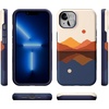 image:imageCasely iPhone 13 Mini Case  Clear Skies  Clear Shimmer  Compatible with MagSafe  Classic Ultra Slim DesignOpposites Attract  Day  Night Mountains