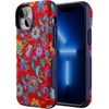 image:imageCasely iPhone 13 Mini Case  Clear Skies  Clear Shimmer  Compatible with MagSafe  Classic Ultra Slim DesignPainted Flowers  Frida Kahlo Floral