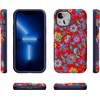 image:imageCasely iPhone 13 Mini Case  Clear Skies  Clear Shimmer  Compatible with MagSafe  Classic Ultra Slim DesignPainted Flowers  Frida Kahlo Floral