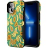 image:imageCasely iPhone 13 Mini Case  Clear Skies  Clear Shimmer  Compatible with MagSafe  Classic Ultra Slim DesignPapaya Palms  Dippin Daisys Tropical Vacation