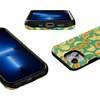 image:imageCasely iPhone 13 Mini Case  Clear Skies  Clear Shimmer  Compatible with MagSafe  Classic Ultra Slim DesignPapaya Palms  Dippin Daisys Tropical Vacation