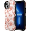 image:imageCasely iPhone 13 Mini Case  Clear Skies  Clear Shimmer  Compatible with MagSafe  Classic Ultra Slim DesignPerfect Paradise  Tropical Palm Tree Floral