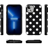 image:imageCasely iPhone 13 Mini Case  Clear Skies  Clear Shimmer  Compatible with MagSafe  Classic Ultra Slim DesignPolka Dots  High Contrast Design
