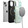 image:imageCasely iPhone 13 Mini Case  Clear Skies  Clear Shimmer  Compatible with MagSafe  Classic Ultra Slim DesignPura Vida  Coastal Checkers