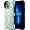 image:imageCasely iPhone 13 Mini Case  Clear Skies  Clear Shimmer  Compatible with MagSafe  Classic Ultra Slim DesignPura Vida  Coastal Checkers