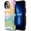 image:imageCasely iPhone 13 Mini Case  Clear Skies  Clear Shimmer  Compatible with MagSafe  Classic Ultra Slim DesignPura Vida  Tropical Dreams