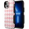 image:imageCasely iPhone 13 Mini Case  Clear Skies  Clear Shimmer  Compatible with MagSafe  Classic Ultra Slim DesignQueen of Diamonds  Pink Watercolor