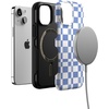image:imageCasely iPhone 13 Mini Case  Clear Skies  Clear Shimmer  Compatible with MagSafe  Classic Ultra Slim DesignReality Check  Periwinkle