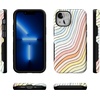 image:imageCasely iPhone 13 Mini Case  Clear Skies  Clear Shimmer  Compatible with MagSafe  Classic Ultra Slim DesignRide The Wave  Pastel Rainbow Lined